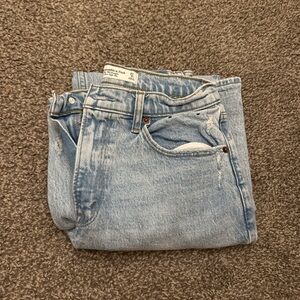 Abercrombie & Fitch Light Wash Straight Leg Jeans